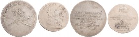 LEOPOLD II (1790 - 1792)&nbsp;
Silver jeton 2 pcs Coronation Prague, 1792, 6,46g&nbsp;

VF | VF