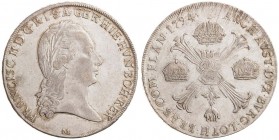 FRANCIS II / I (1972 - 1806 - 1835)&nbsp;
1 Thaler cross, 1794, 29,47g, M. Her 489&nbsp;

about EF | about EF , justovaný | justierung