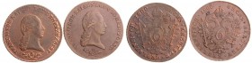FRANCIS II / I (1972 - 1806 - 1835)&nbsp;
Lot 2 coins - 6 Kreuzer 1800 B, 1800 C, 28,06g&nbsp;

about UNC | about UNC