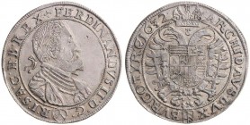 FERDINAND II (1619 - 1637)&nbsp;
1 Thaler, 1632, 28,55g, Wien. Her 395C&nbsp;

EF | EF