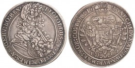 LEOPOLD I (1657 - 1705)&nbsp;
1 Thaler, 1695, 27,76g, KB. Her 739&nbsp;

VF | VF