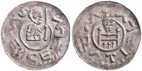 VRATISLAUS II (1061-1086)&nbsp;
Denarius, 0,73g, Cach 350&nbsp;

EF | EF