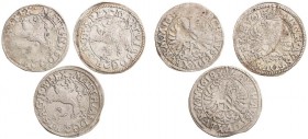 COINS MINTED IN BOHEMIA DURING THE REIGN OF MATTHIAS II (1608 - 1619)&nbsp;
Lot 3 coins -White Groschen, 1618, 3,91g, Praha. Hal 514&nbsp;

VF | VF