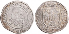 COINAGE OF CZECH NOBLE FAMILIES - ALBRECHT Z VALDŠTEJNA (1583 - 1634)&nbsp;
3 Kreuzer, 1627, 1,51g, Me 60&nbsp;

VF | VF