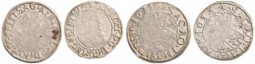 COINAGE OF CZECH NOBLE FAMILIES - ALBRECHT Z VALDŠTEJNA (1583 - 1634)&nbsp;
Lot 2 coins - 3 Kreuzer 1631, 1632, 3,48g&nbsp;

VF | VF