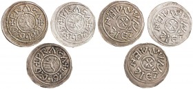 COINS, MEDALS&nbsp;
Lot 3 coins - silver Denarius St. Wenceslaus (3 pcs), 1929, 4,84g, J. Šejnost&nbsp;

UNC | UNC