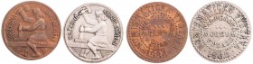 COINS, MEDALS&nbsp;
Lot 2 medals - AE medal numismatic exhibition Prague, 1936, 2,71g, Kremnica. 10 mm&nbsp;

UNC | UNC