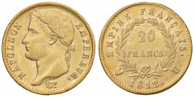 TORINO Napoleone (1804-1814) 20 Franchi 1812 - Gig. 18 AU (g 6,42)
BB