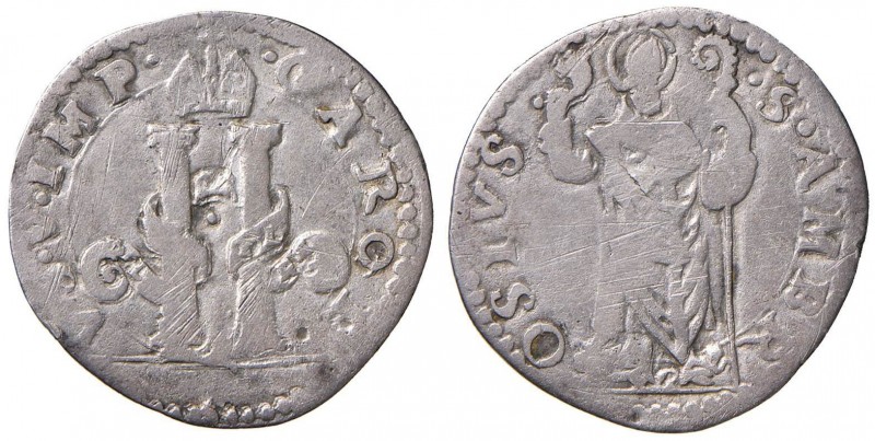 MILANO Carlo V (1535-1556) 8 Soldi - MIR 289/1 AG (g 2,48) Graffi
MB