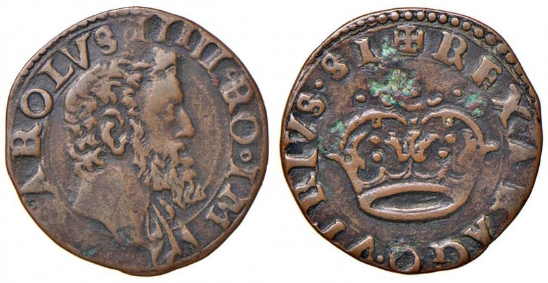 NAPOLI Carlo V (1516-1556) 2 Cavalli - Magliocca 82 CU (g 2,57) Ossidazioni al R...