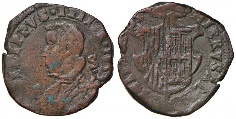 NAPOLI Filippo IV (1621-1665) Grano sigla S - Magliocca 56 CU (g 10,42)
BB