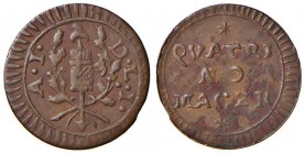Repubblica romana (1798-1799) Macerata - Quattrino A. I - Bruni 2 CU (g 0,90) R
BB