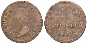 Repubblica romana (1798-1799) Ronciglione - Madonnina 1799 - Bruni 3 CU (g 13,69) RRR
MB