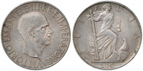 Vittorio Emanuele III (1900-1946) 10 Lire 1936 - Nomisma 1121 AG 
SPL+