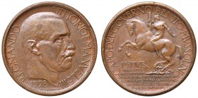 Vittorio Emanuele III (1900-1946) Buono da 2 Lire 1928 A. VI Fiera di Milano - Nomisma 1407 AE Esemplare non dorato
FDC