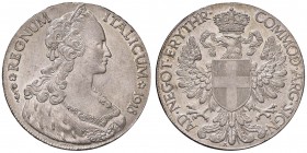 Vittorio Emanuele III (1900-1946) Eritrea - Tallero 1918 con la firma dell’incisore - Nomisma 1412 AG Graffietto sulla guancia
SPL