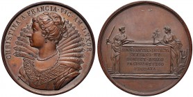 Medaglie dei Savoia Cristina di Francia. Medaglia di restituzione - AE (g 69,59 - Ø 52 mm)
FDC