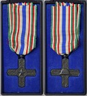 Medaglie dei Savoia - Croce Ordine di Vittorio Veneto - AE (g 16,64 - 41 mm) Con nastrino e astuccio recente 
FDC