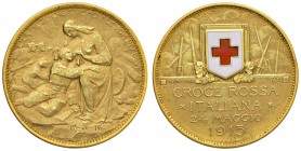 Croce Rossa - Medaglia 1915 Croce rossa - Nomisma 1472 AU (g 14,68) RR Colpetto al bordo
qFDC