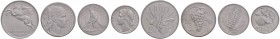 REPUBBLICA ITALIANA 10, 5, 2 e una Lira 1947 - IT R Lotto di quattro monete tutte sigillate da Cesare Bobba, nell’ordine: FDC, FDC, SPL/FDC e FDC
SPL...