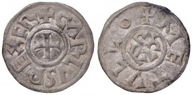 FRANCIA Carlo il Grosso (840-877) Denaro Melle - MEC 23 e segg. AG (g 1,48) Poroso
BB