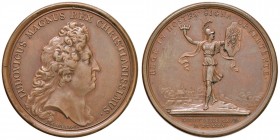 FRANCIA Louis XIV (1643-1715) Medaglia 1675 REGE IN HOSTES SIGNA OBVERTENTE. - Opus: Mavger - AE (g 29,86 - Ø 40 mm) Leggermente lucidata
BB