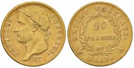 FRANCIA Napoleone (1799-1804) 20 Franchi 1811 - Gad. 1025 AU (g 6,41)
qBB