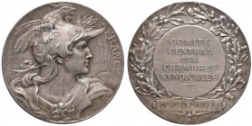 FRANCIA Terza Repubblica (1871-1940) Medaglia Comité central des chambres Syndicales - MA (g 29,89 - Ø 40 mm) 
FDC