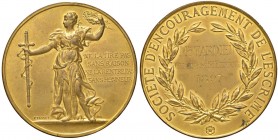 FRANCIA Medaglia 1897 Premio Societe d’encouragement de l’escrime - Opus: Tasset - AE (g 64,85 - Ø 50 mm)
qFDC