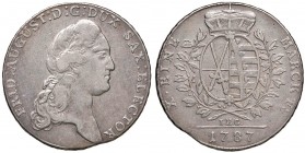 GERMANIA Sassonia - Frederick Augustus (1763-1806) Tallero 1787 IEC - KM 993 AG (g 27,78)
BB