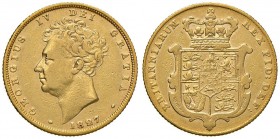 INGHILTERRA Giorgio IV (1820-1830) Sterlina 1827 - Fr. 377 AU (g 7,91)
MB