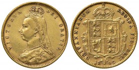 INGHILTERRA Vittoria (1837-1901) Mezza sterlina 1892 - Fr. 393 AU (g 3,98)
BB