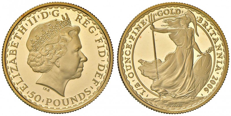 INGHILTERRA Elisabetta II (1952-) 50 Pounds 2006 - KM 1010 AU
FS