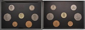 INGHILTERRA Elisabetta II (1952-) Proof coin collection 1988 - Sette monete in astuccio
FS