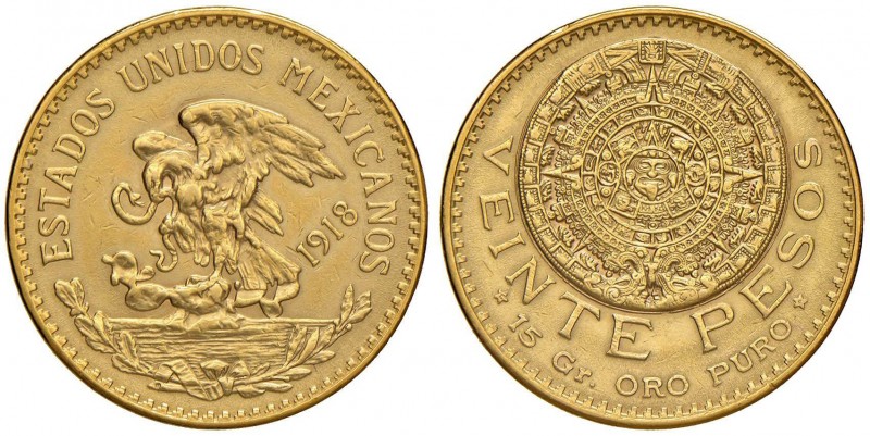 MESSICO 20 Pesos 1918 - KM 478 AU (g 16,66)
BB