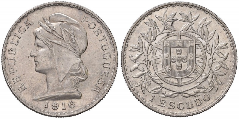 PORTOGALLO Escudo 1916 - KM 564 AG (g 24,82)
qFDC