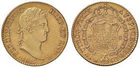 SPAGNA Ferdinando VII (1808-1833) 2 Escudos 1819/7 Madrid GJ - KM 483 AU (g 6,73)
BB+/qSPL