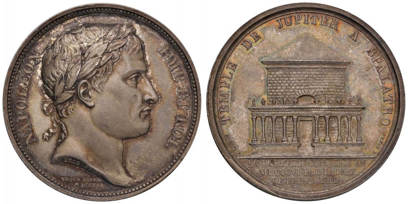 MEDAGLIE DI ETA’ NAPOLEONICA Medaglia 1806 La Dalmazia conquistata - Opus: Droz,...