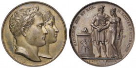 MEDAGLIE DI ETA’ NAPOLEONICA Medaglia 1810 Matrimonio di Napoleone e Maria Luisa d’Austria - Opus: Andrieu, Jouannin, Denon - AG (g 36,76 - Ø 40 mm) M...