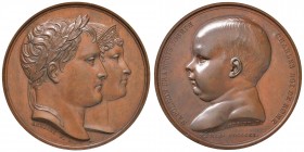 MEDAGLIE DI ETA’ NAPOLEONICA Medaglia 1811 Nascita del re di Roma - Opus: Andrieu - AE (g 42,33 - Ø 40 mm)
FDC