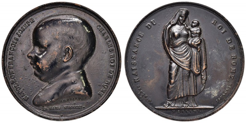 MEDAGLIE DI ETA’ NAPOLEONICA Medaglia 1811 Nascita del re di Roma - Opus: Andrie...