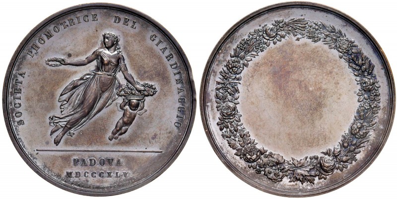 MEDAGLIE DEL FABRIS - PADOVA Medaglia 1845 medaglia premio della Società Promotr...