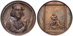 MEDAGLIE DEL FABRIS - Filippo Giuseppini (1811-1862) Medaglia - Opus: Fabris - AE (g 68,13 - &Oslash; 50 mm) RRR Splendida medaglia. Colpetti al bordo...