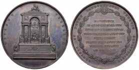 MEDAGLIE DEL FABRIS - VENEZIA Medaglia 1852 per la visita di Francesco Giuseppe alla tomba di Tiziano - Opus: Fabris - AE (g 99,79 - Ø 61 mm) Colpi al...