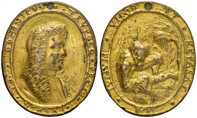 Giandomenico Tiepolo podestà di Verona Medaglia 1681 - Voltolina 1031 MD (g 69,0...