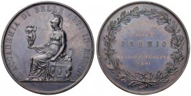 MILANO Medaglia 1891 Accademia delle belle arti - Opus: Manfredini - AE (g 91,65 - Ø 60 mm)
qFDC