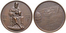 PISA Medaglia 1939 Centenario della prima riunione degli scienziati - Opus: Cenni - AE (g 81,29 - Ø 55 mm)
qFDC