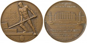 SVIZZERA Medaglia 1933 Palazzo delle Nazioni a Ginevra - Opus: Huguenin - AE (g 162 - Ø 70 mm) Colpi al bordo
SPL