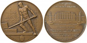 SVIZZERA Medaglia 1933 Palazzo delle Nazioni a Ginevra - Opus: Huguenin - AE (g 162 - Ø 70 mm) Colpi al bordo
SPL