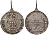 MEDAGLIE VOTIVE LAURETANE - Medaglia con la Piazza di Loreto e la Madonna di Loreto - AG (g 6,30 - 27 mm)
BB